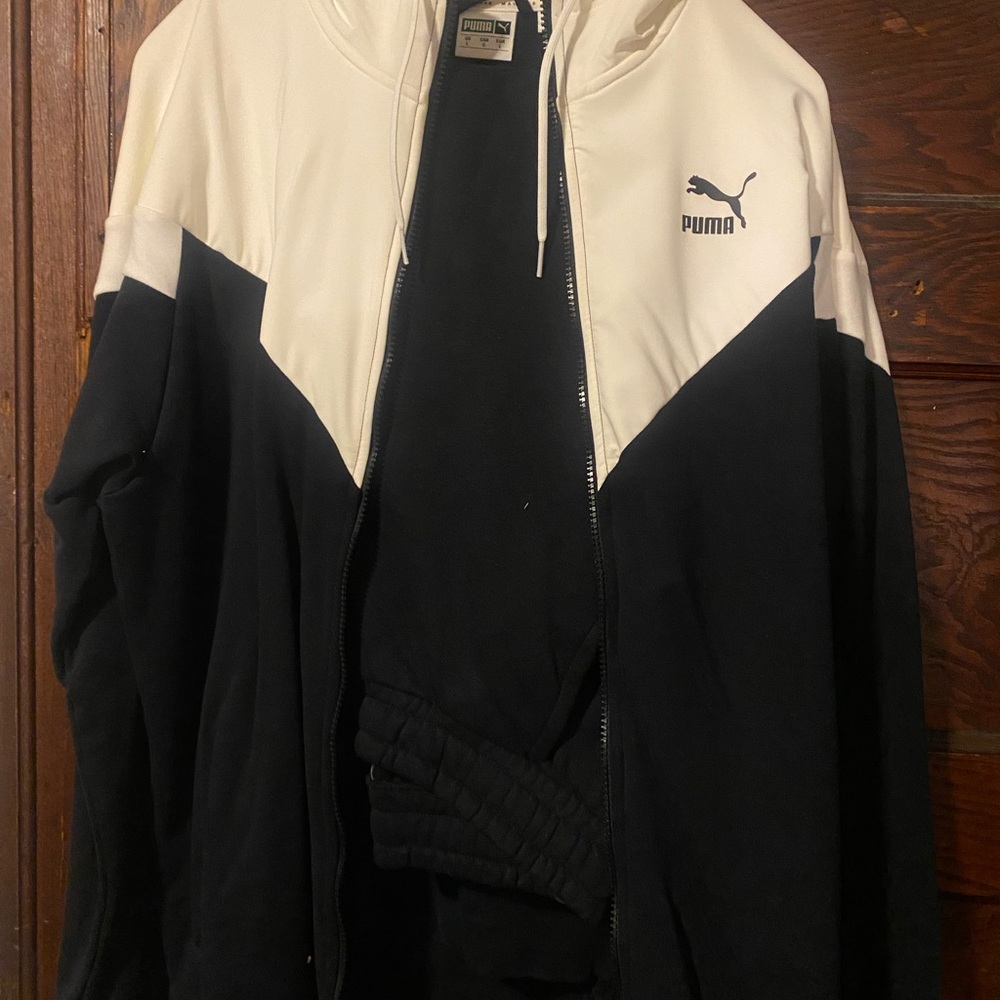 Puma Black and White Men's Jacket